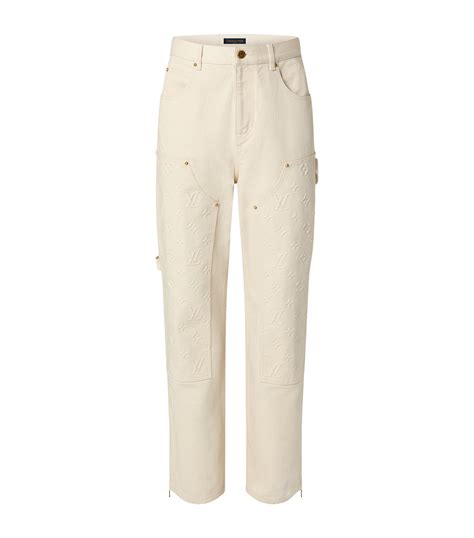 louis vuitton monogram carpenter pants|Straight.